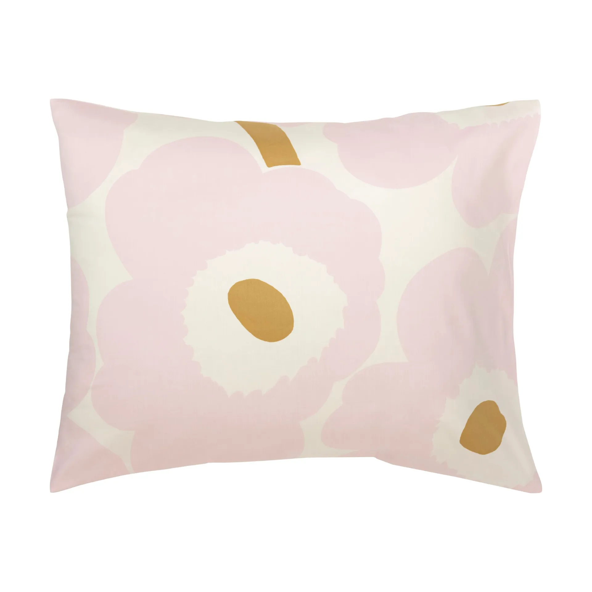 Unikko bäddset 150x210 cm+50x60 cm, White-light pink-beige Marimekko