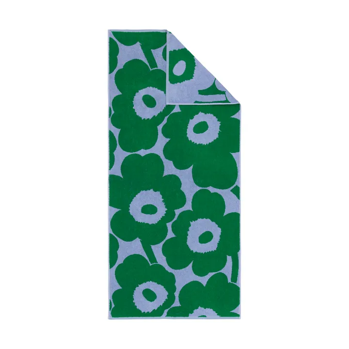 Unikko badhandduk 70x150 cm - Light blue-green - Marimekko