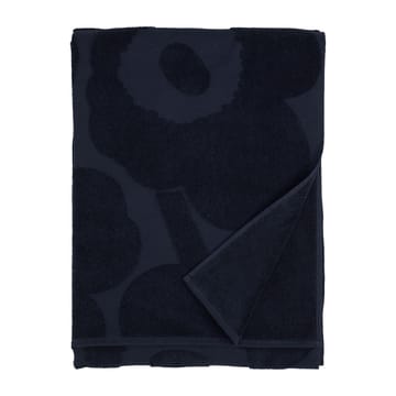 Unikko badhandduk 70x150 cm - Mörkblå - Marimekko