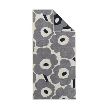 Unikko badhandduk 70x150 cm - Off white-blueberry - Marimekko