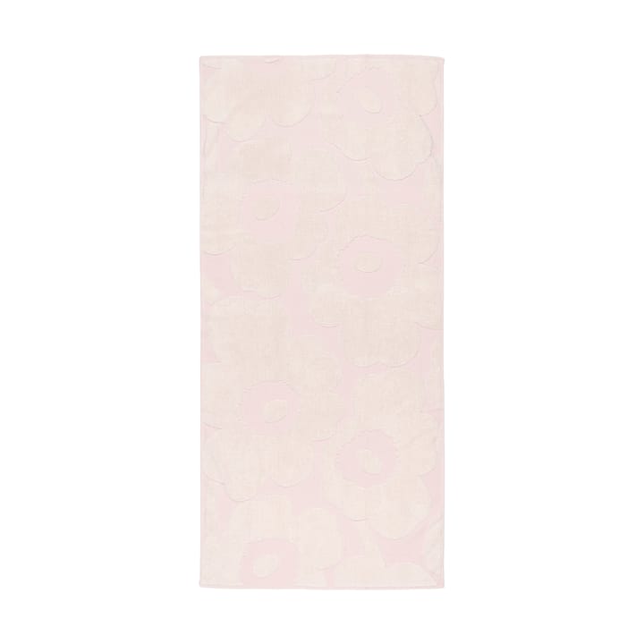 Unikko badhandduk 70x150 cm - White-light pink - Marimekko