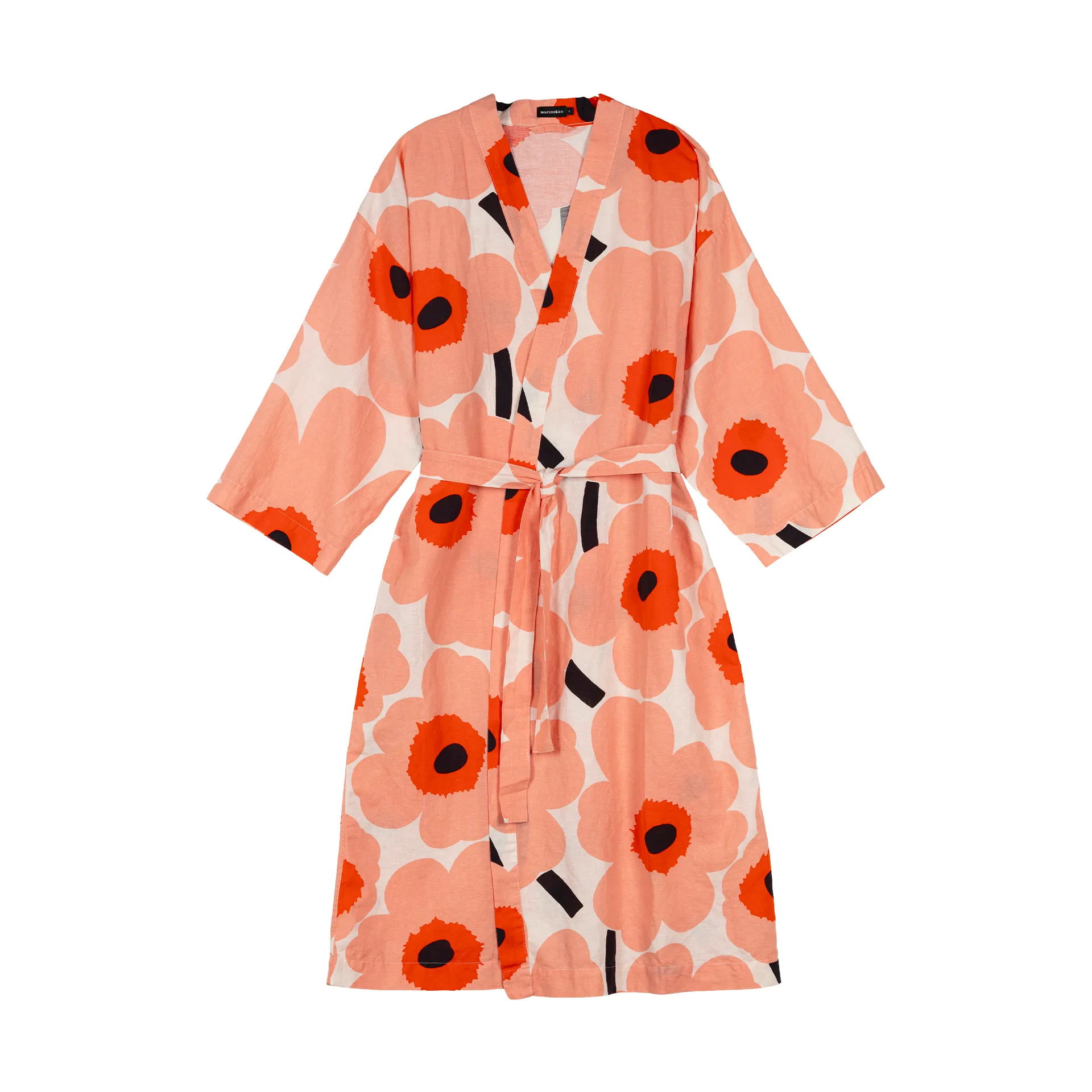 Unikko badrock L/XL, Off white-coral-orange red-charcoal Marimekko