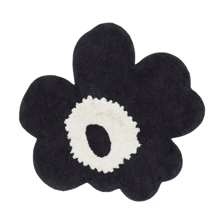 Unikko badrumsmatta 73x74 cm - Charcoal-off white - Marimekko