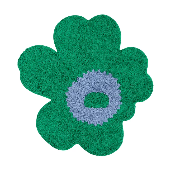 Unikko badrumsmatta 73x74 cm - Green-light blue - Marimekko