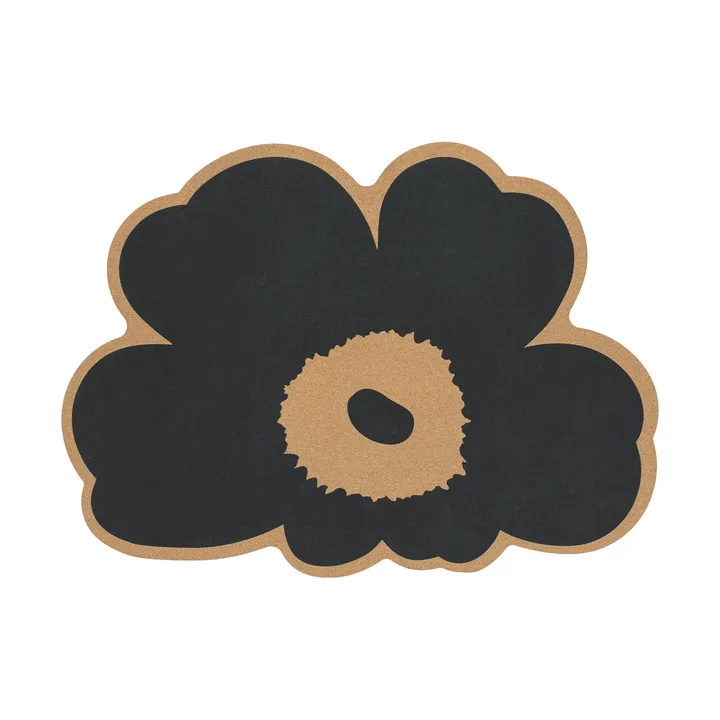 Unikko cork bordstablett - Cork-charcoal - Marimekko