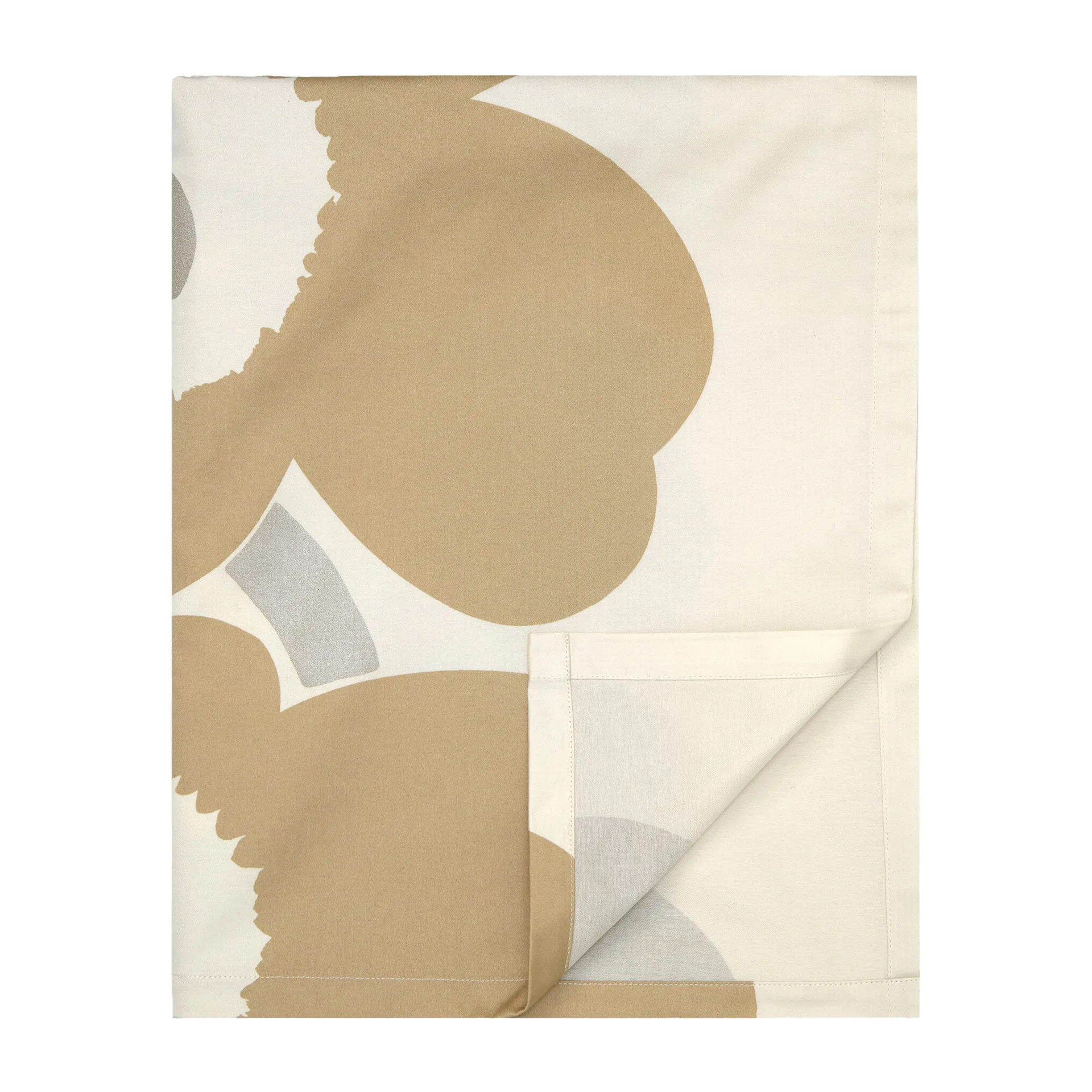 Unikko duk 140x250 cm, Beige-silver-white Marimekko