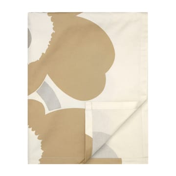 Unikko duk 140x250 cm - Beige-silver-white - Marimekko