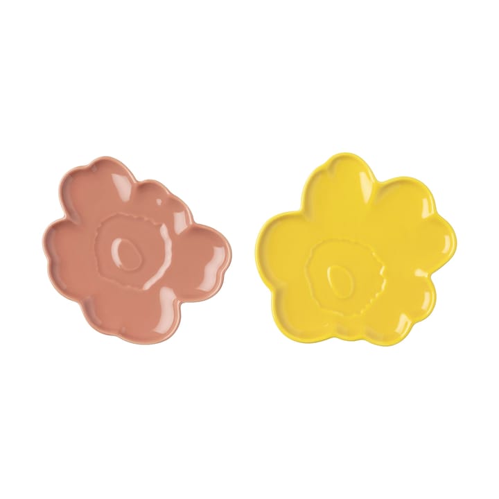 Unikko fat 13 cm 2 delar - L. terra-spring yellow - Marimekko