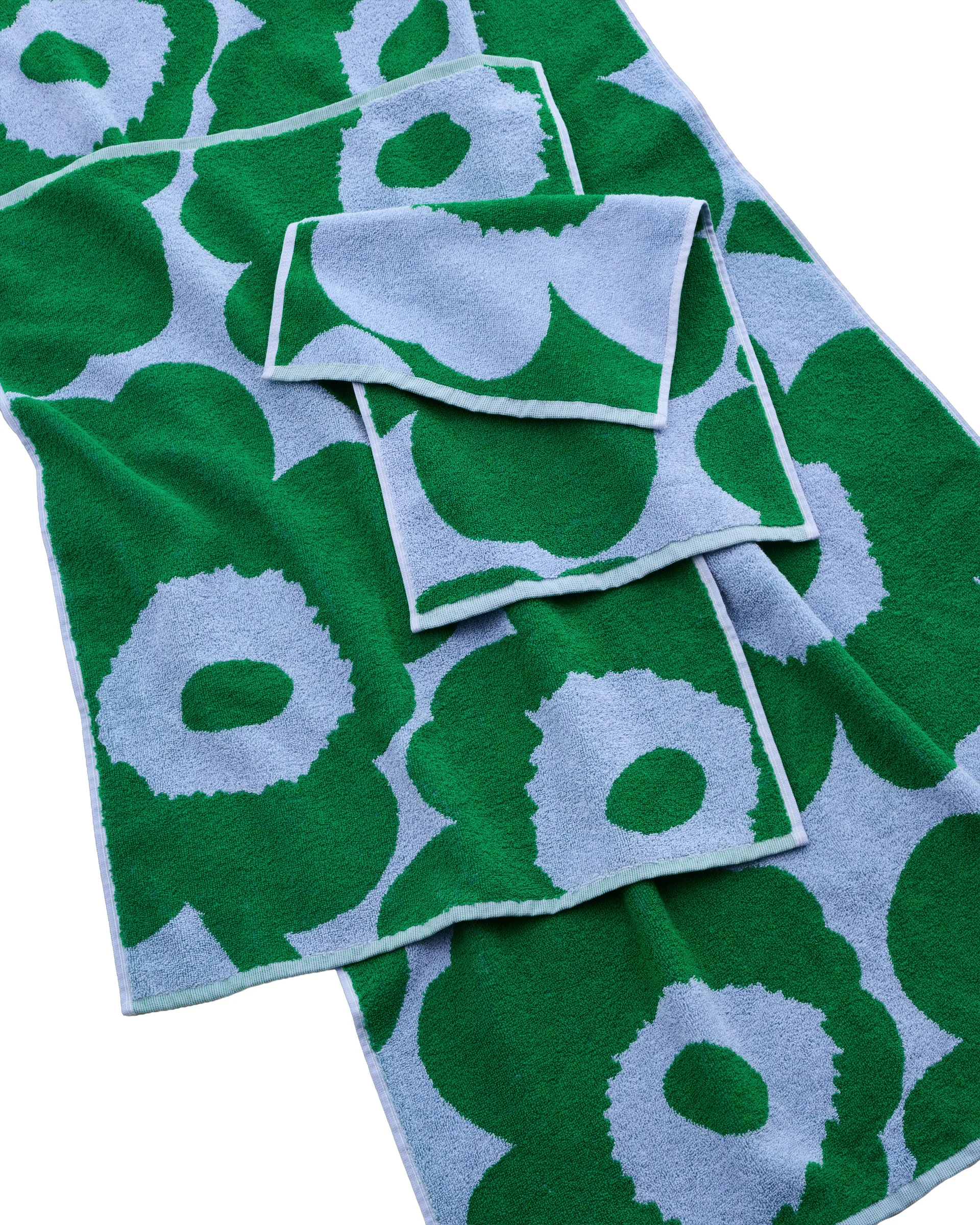 Unikko gästhandduk 30x50 cm, Light blue-green Marimekko