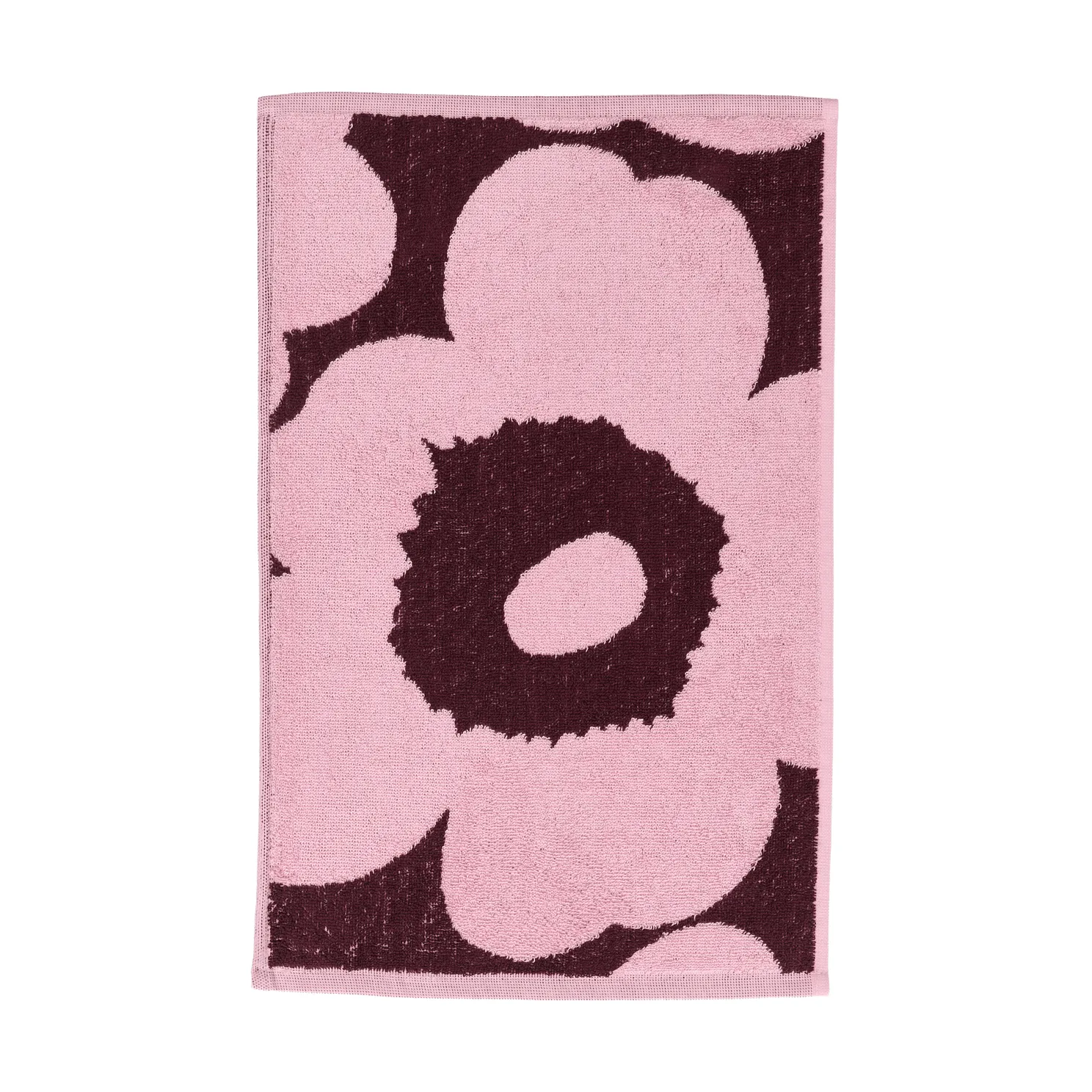 Unikko gästhandduk 30x50 cm, Plum-pink Marimekko