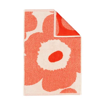Unikko gästhandduk 32x50 cm - Off white-orange red - Marimekko