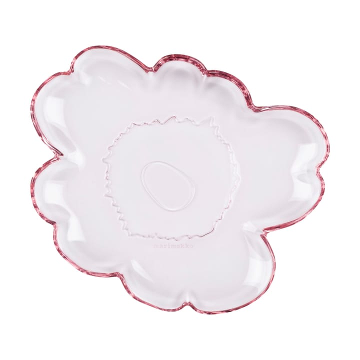 Unikko glasfat 20 cm - Light pink - Marimekko