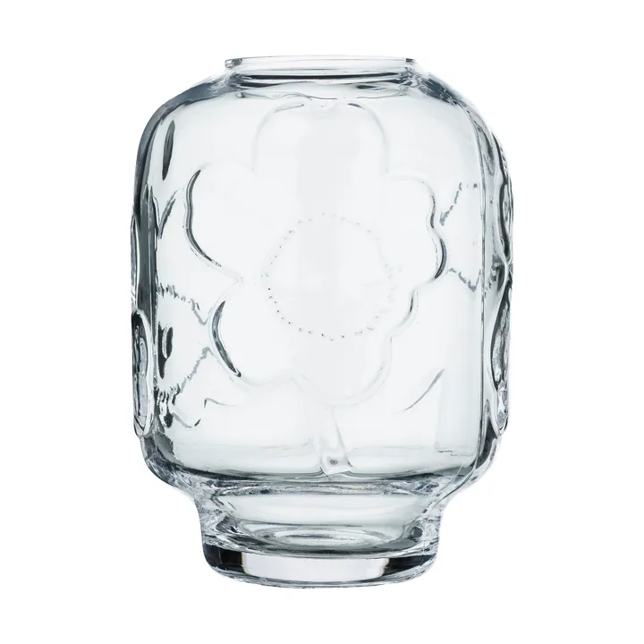 Unikko glasvas - Clear, 18 cm - Marimekko
