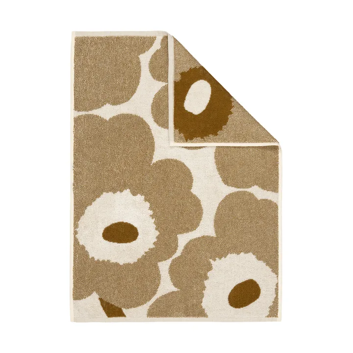 Unikko handduk 50x70 cm - Off white-bronze - Marimekko