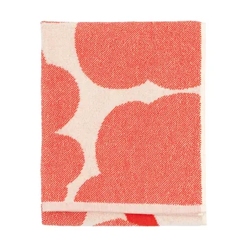 Unikko handduk 50x70 cm - Off white-orange red - Marimekko
