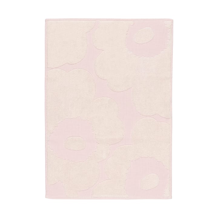 Unikko handduk 50x70 cm - White-light pink - Marimekko
