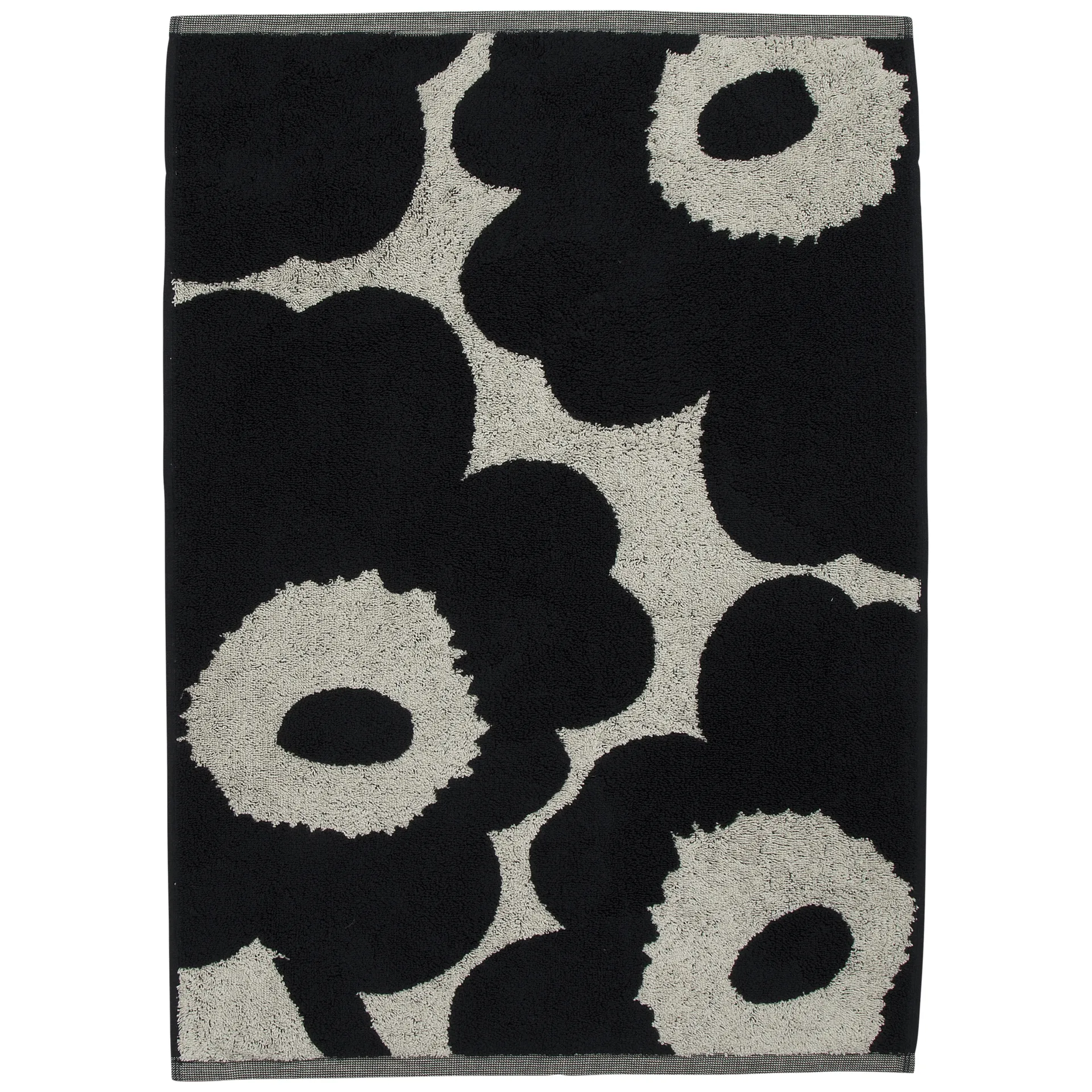 Unikko handduk naturvit-mörkblå, 50x70 cm Marimekko