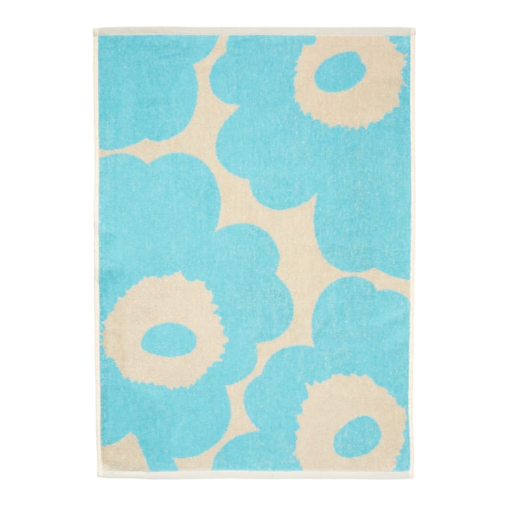 Unikko handduk off white-light blue - 50x70 cm - Marimekko