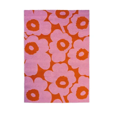 Unikko matta outdoor - Pink-orange, 160x230 cm - Marimekko