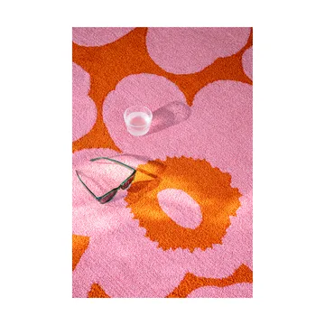 Unikko matta outdoor - Pink-orange, 200x280 cm - Marimekko