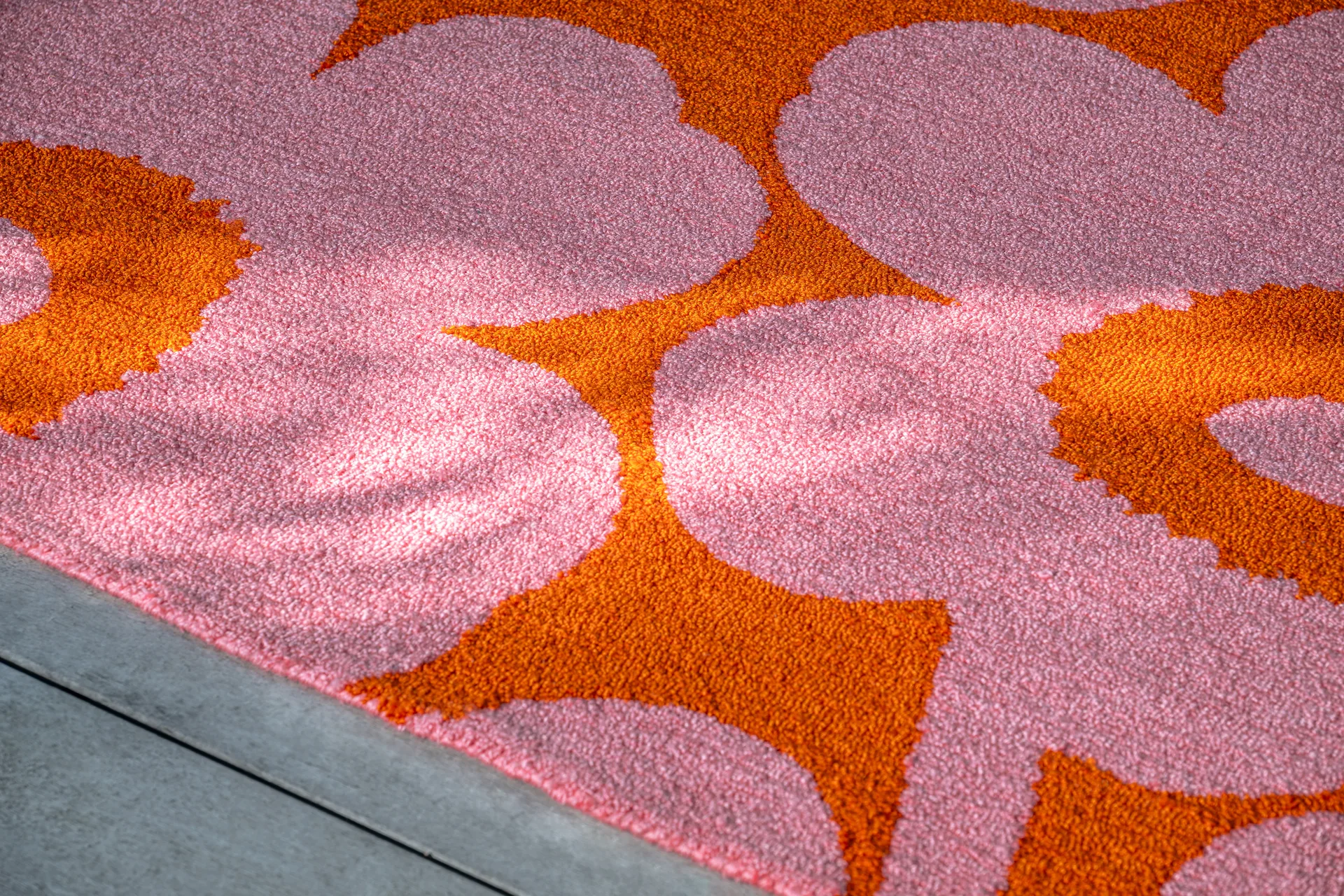 Unikko matta outdoor, Pink-orange, 250x350 cm Marimekko