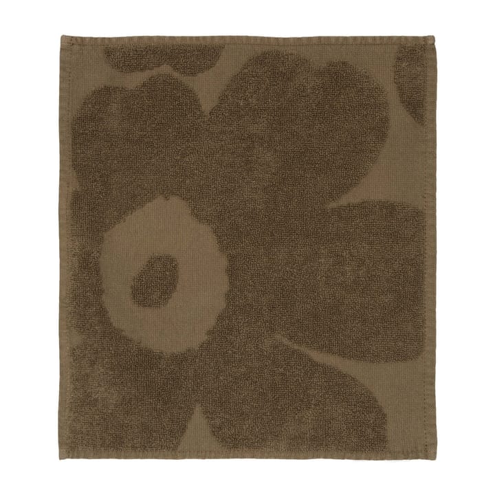 Unikko Mini handduk 30x30 cm - dark sand - Marimekko