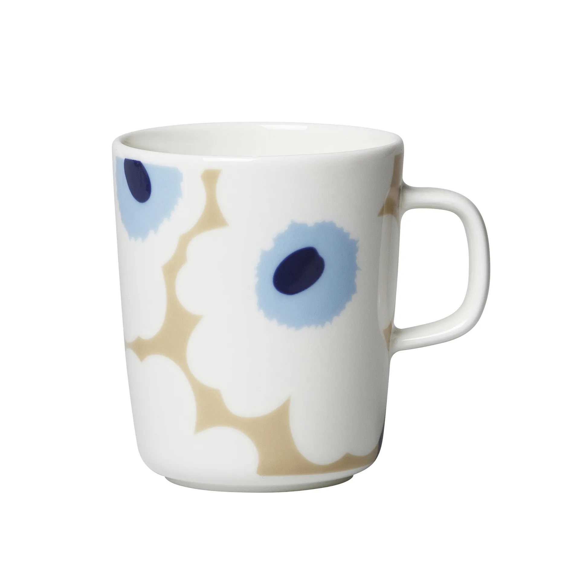 Unikko mugg 25 cl, Beige-offwhite-blå Marimekko