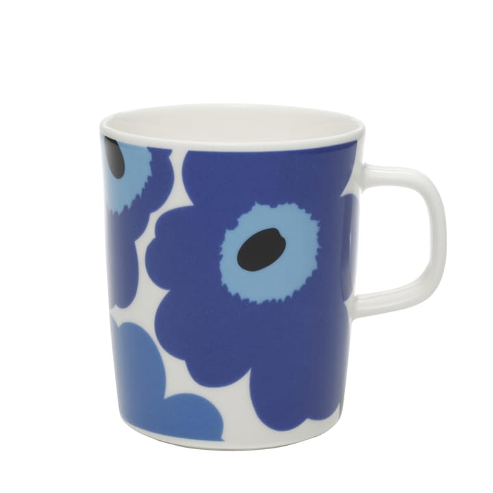 Unikko mugg 25 cl - Vit-blå - Marimekko