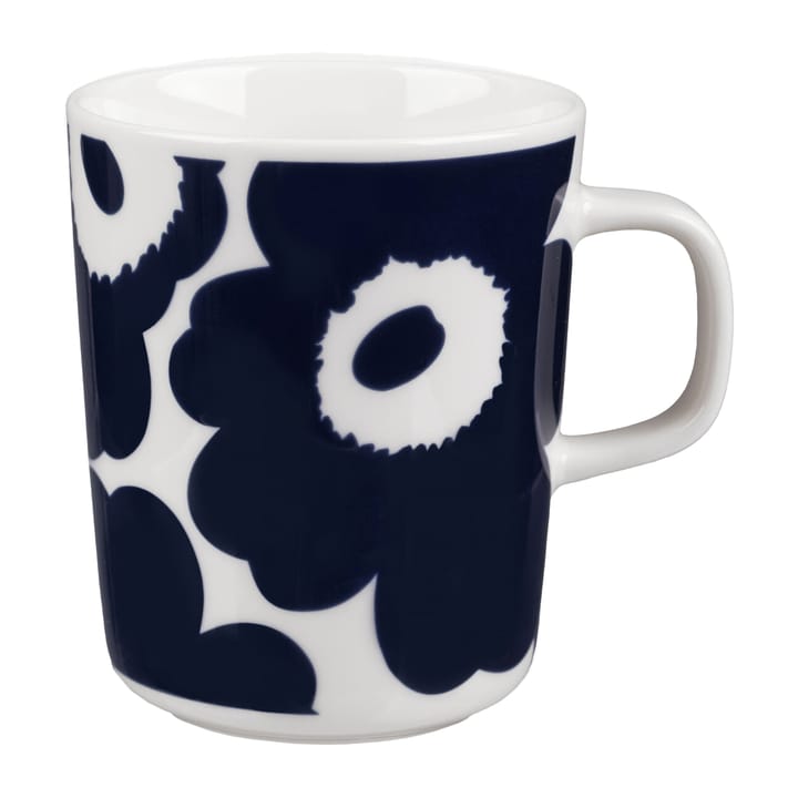 Unikko mugg 25 cl - Vit-mörkblå - Marimekko