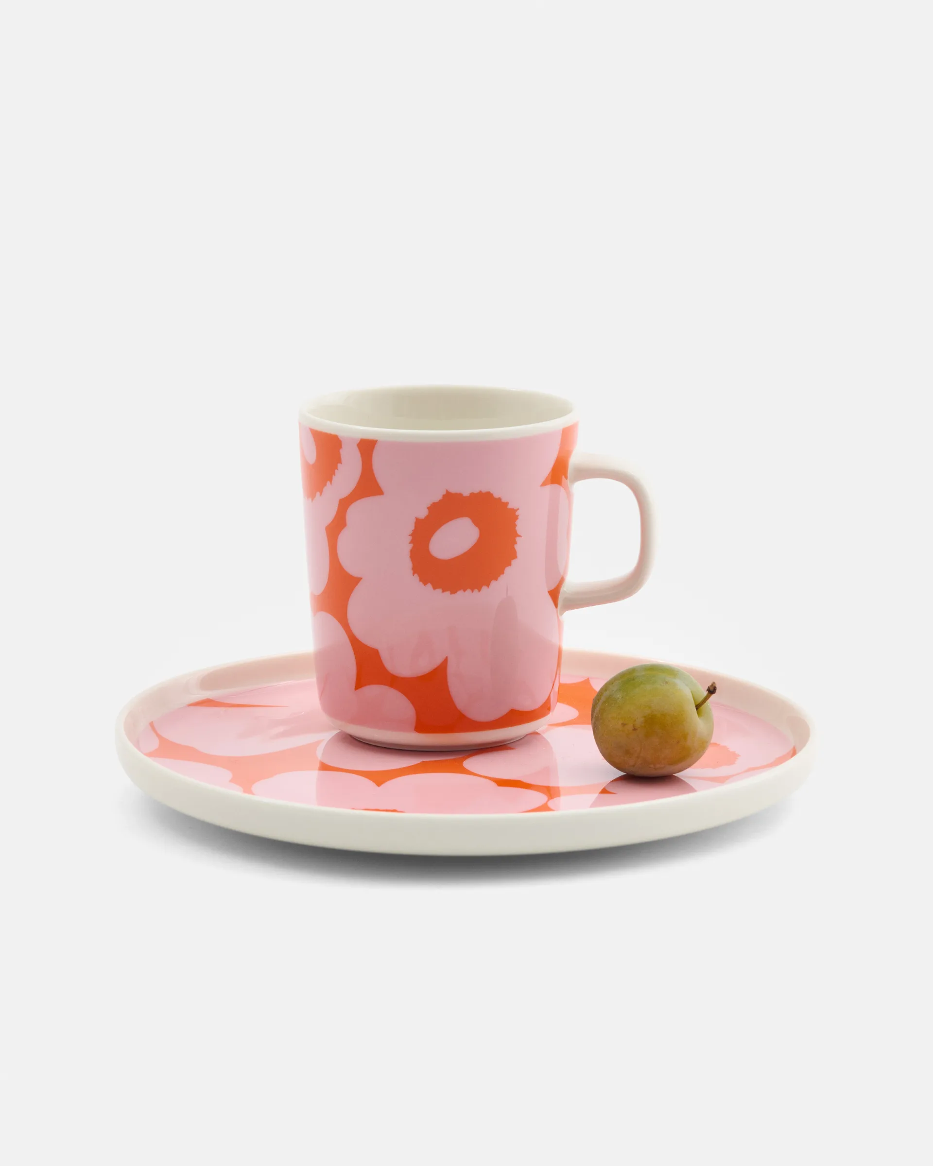 Unikko mugg 25 cl, White-pink-orange Marimekko