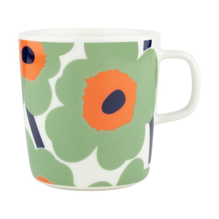 Unikko mugg 40 cl - White-sage-orange-dark blue - Marimekko