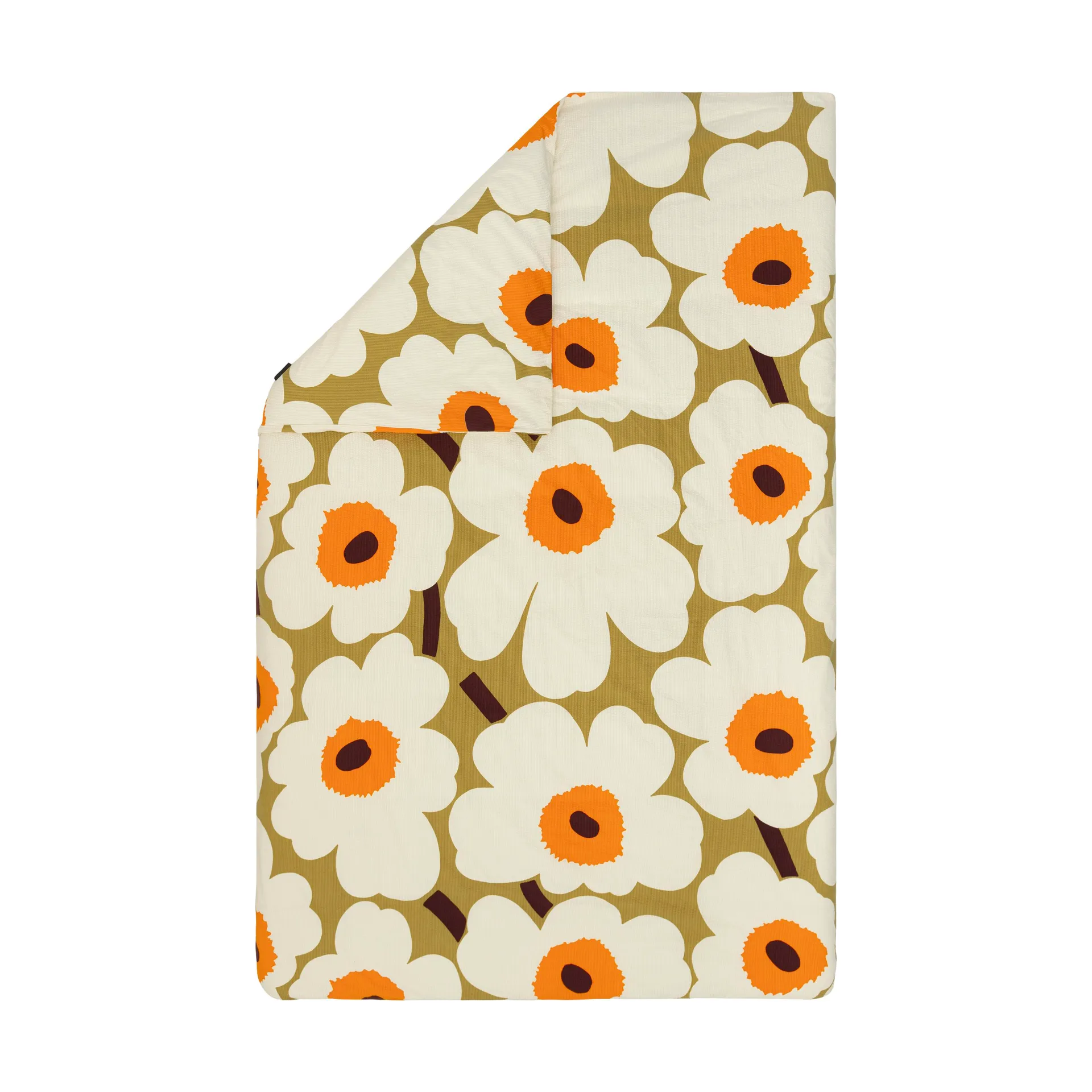 Unikko påslakan 150x210 cm, Beige Marimekko