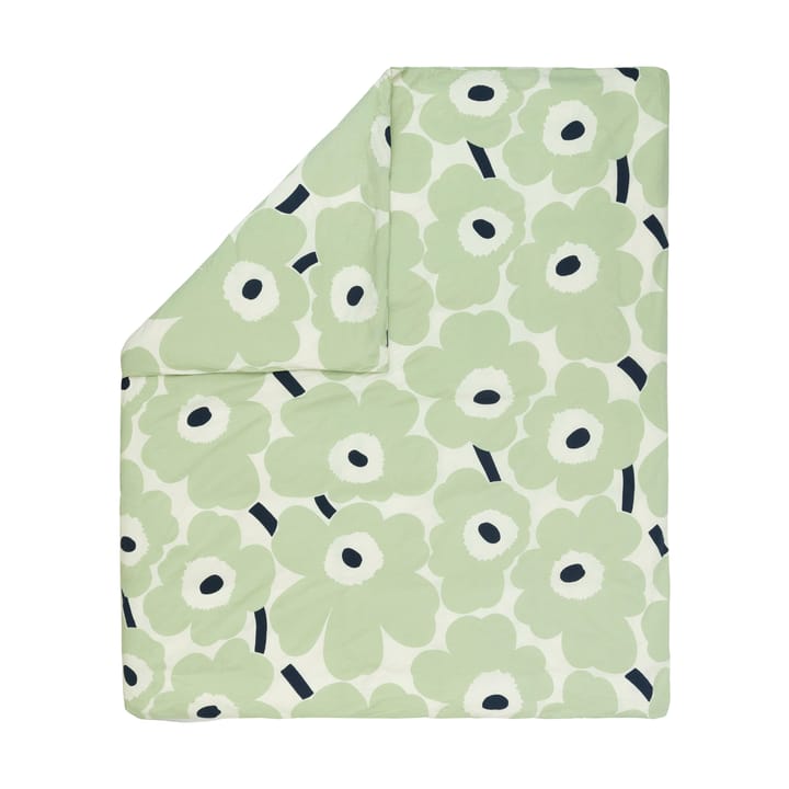 Unikko påslakan 220x240 cm, Off white-sage-dark blue Marimekko