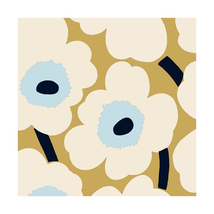 Unikko servett 33x33 cm 20-pack - Beige-Blue - Marimekko