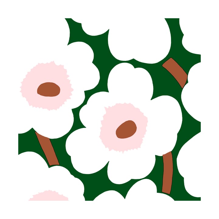 Unikko servett 33x33 cm 20-pack - Dark green - Marimekko