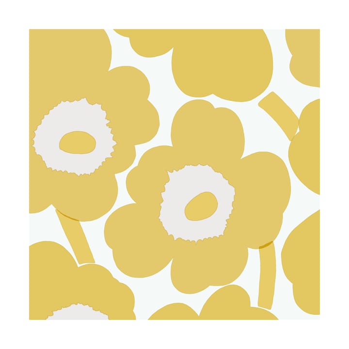 Unikko servett 33x33 cm 20-pack - Gold - Marimekko