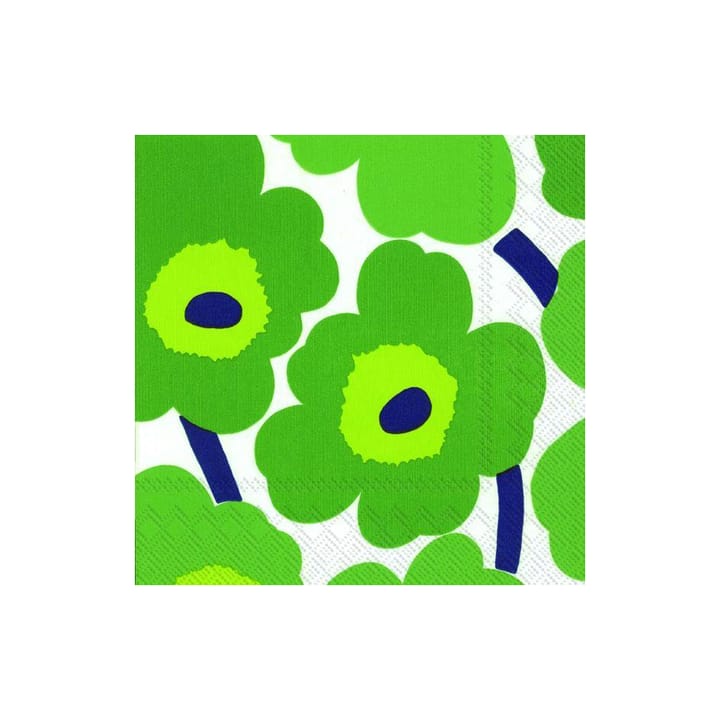 Unikko servett 33x33 cm 20-pack - Grön - Marimekko