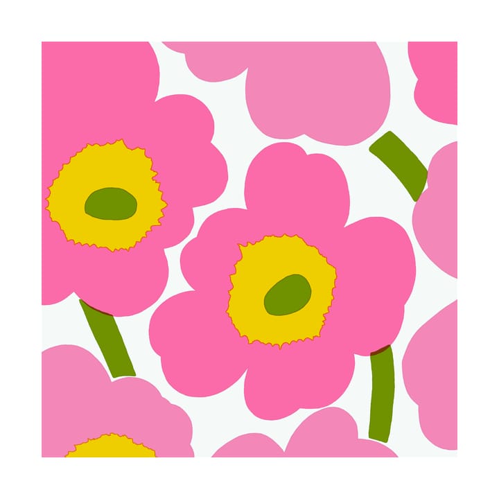 Unikko servett 33x33 cm 20-pack - Pink - Marimekko
