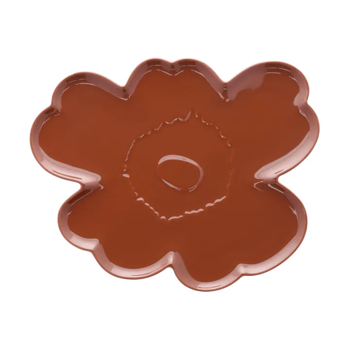 Unikko Shape fat 32 cm - Chestnut - Marimekko