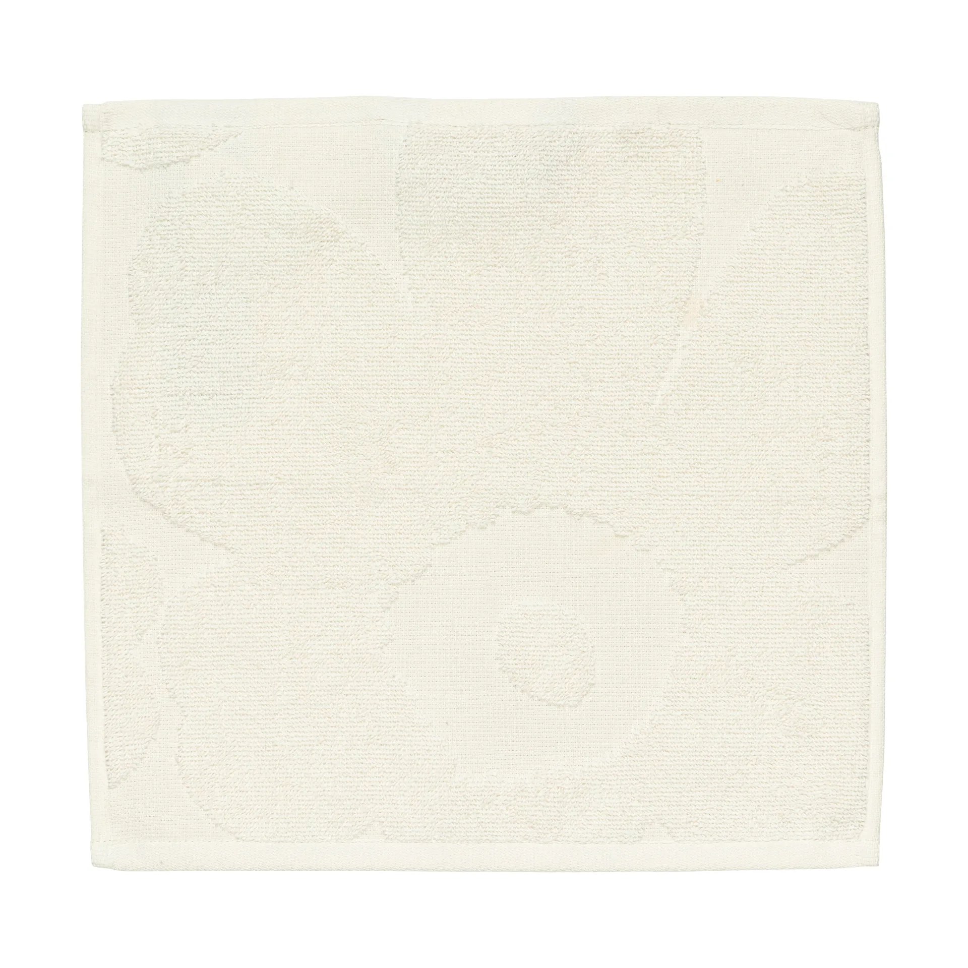 Unikko solid mini handduk 32x32 cm, Ecru Marimekko
