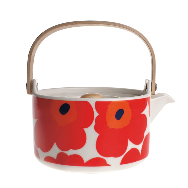 Unikko tekanna - röd-vit - Marimekko