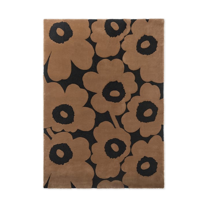 Unikko ullmatta - Beige, 140x200 cm - Marimekko