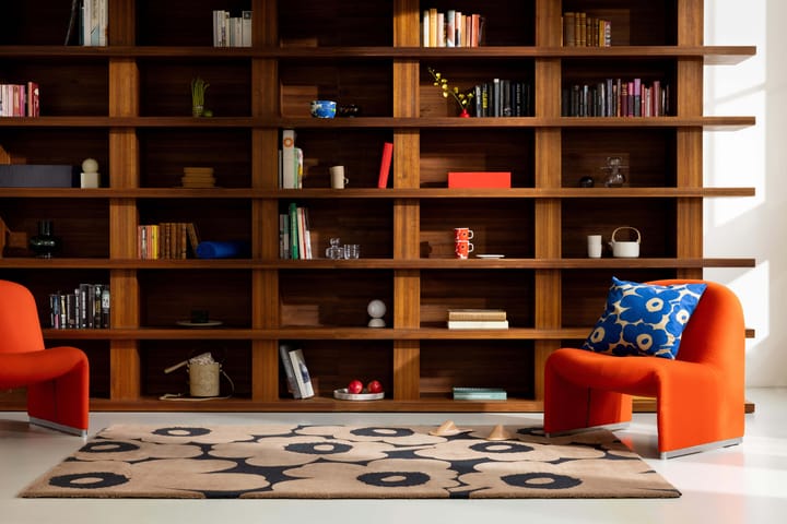 Unikko ullmatta, Beige, 250x350 cm Marimekko