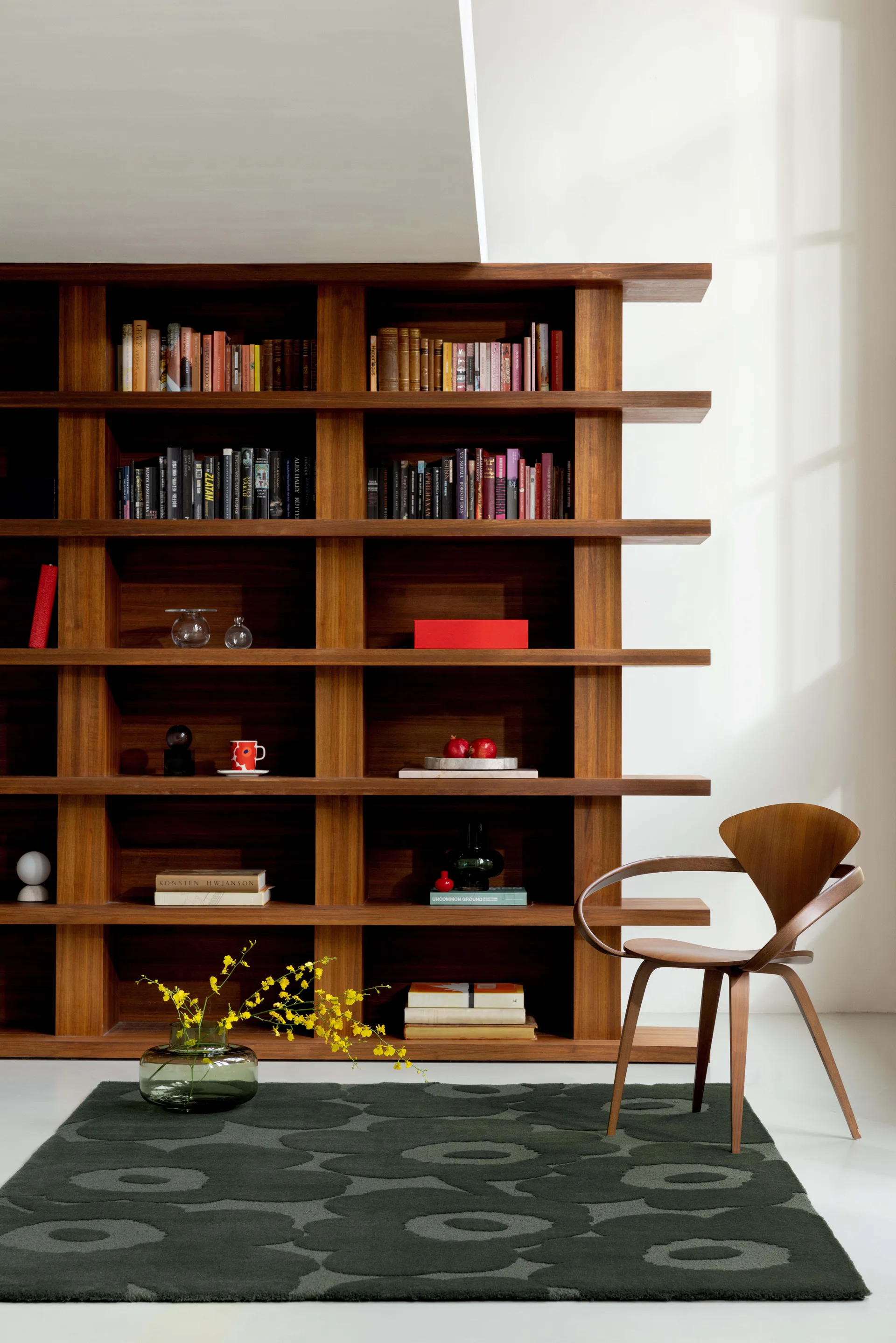 Unikko ullmatta, Dark Green, 170x240 cm Marimekko