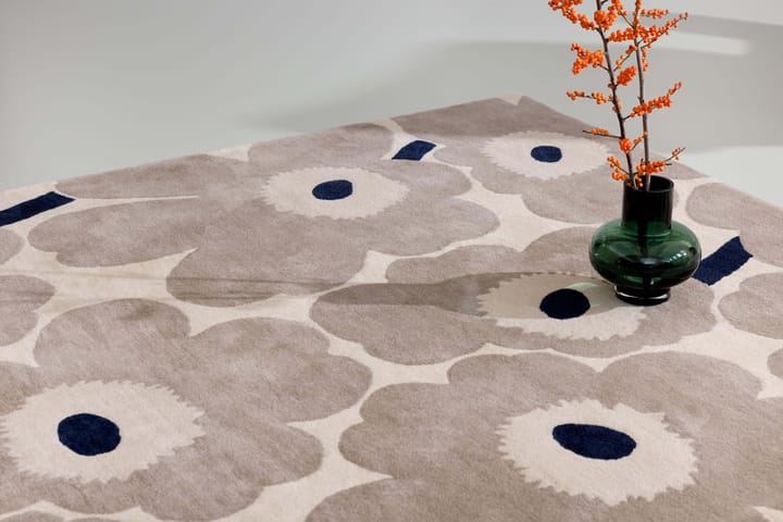 Unikko ullmatta, Greige, 140x200 cm Marimekko
