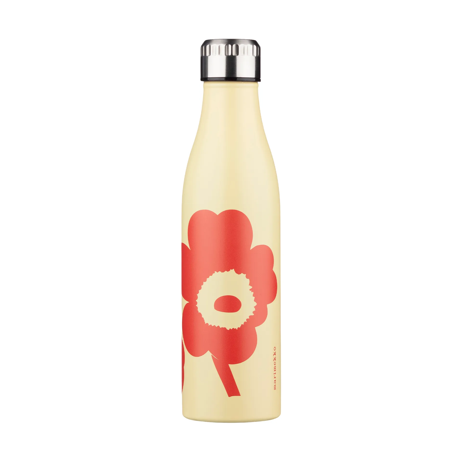 Unikko vattenflaska, Sand-orange red, 0,5 L Marimekko
