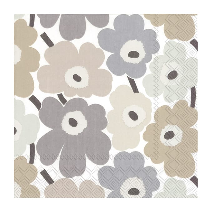 Unikot servett 33x33 cm 20-pack, Linen Marimekko