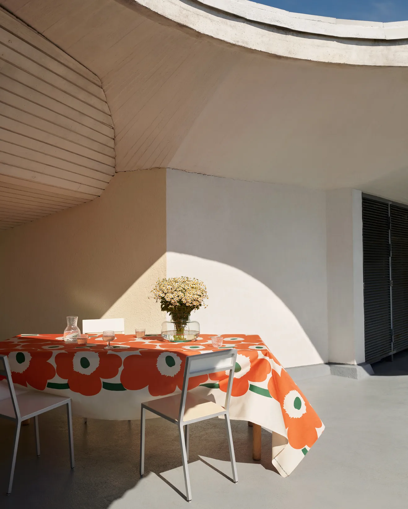 Urna vas 21 cm, Cool pale aqua Marimekko