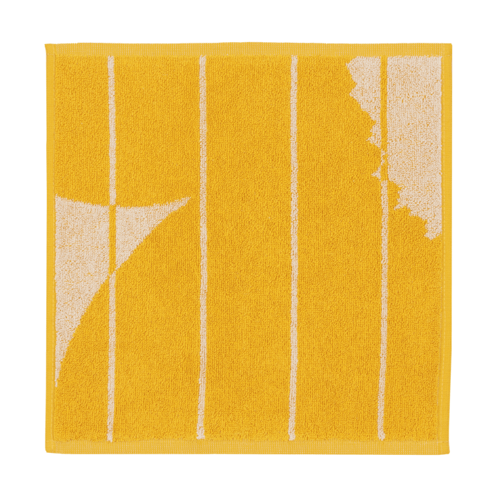 Vesi Unikko Mini handduk 30x30 cm - Spring yellow-ecru - Marimekko
