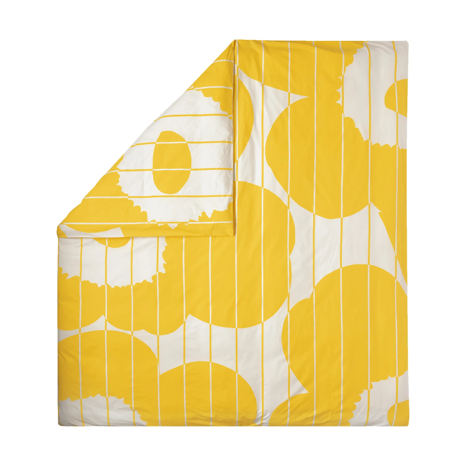 Vesi Unikko påslakan 220x240 cm, Spring yellow-ecru Marimekko